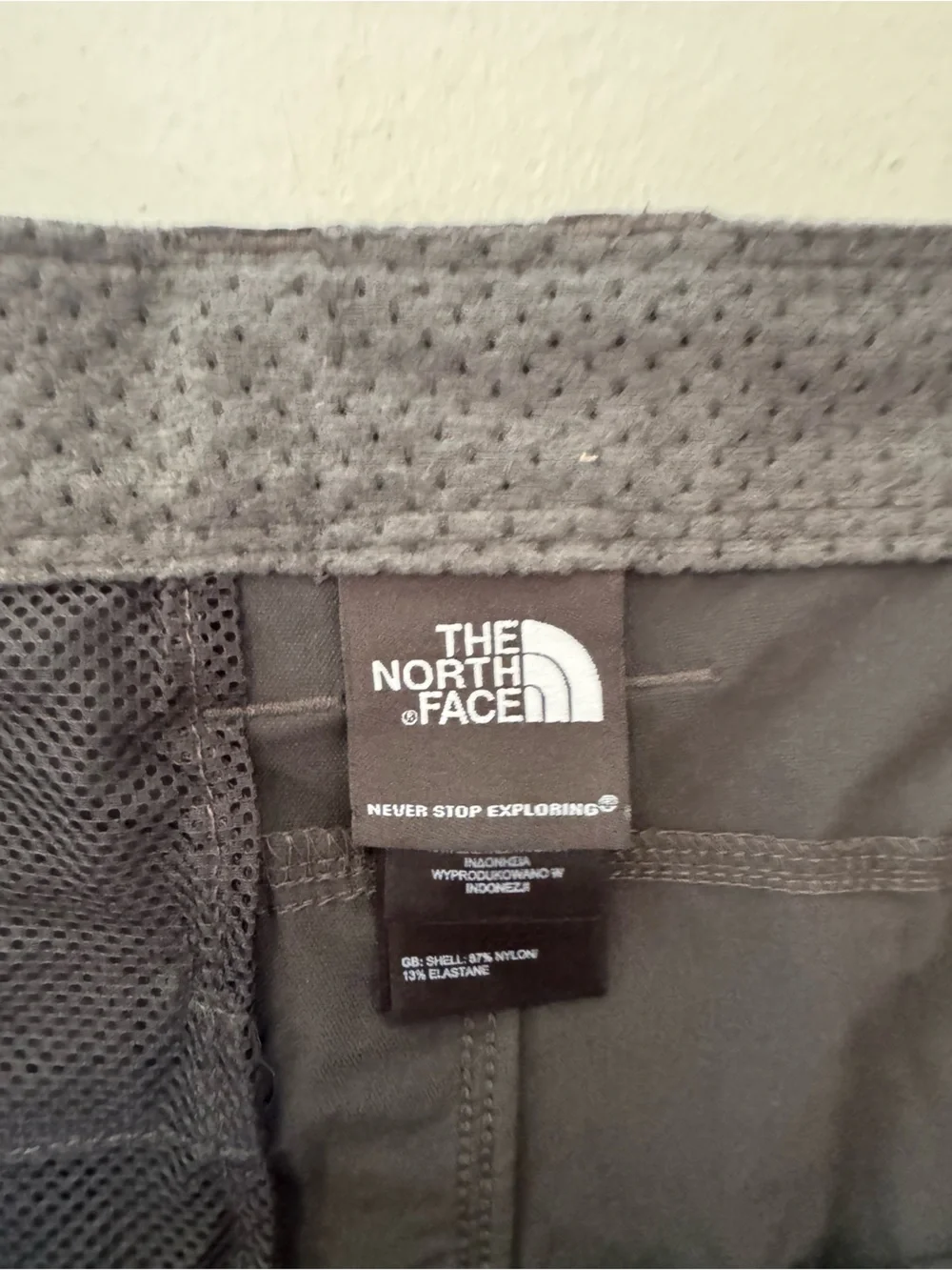 The‎ North Face Flat Front Short Grey Size 40 Hiking